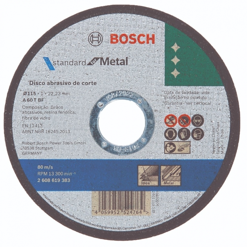 Disco de Corte Bosch disco ideal para sua esmerilhadeira